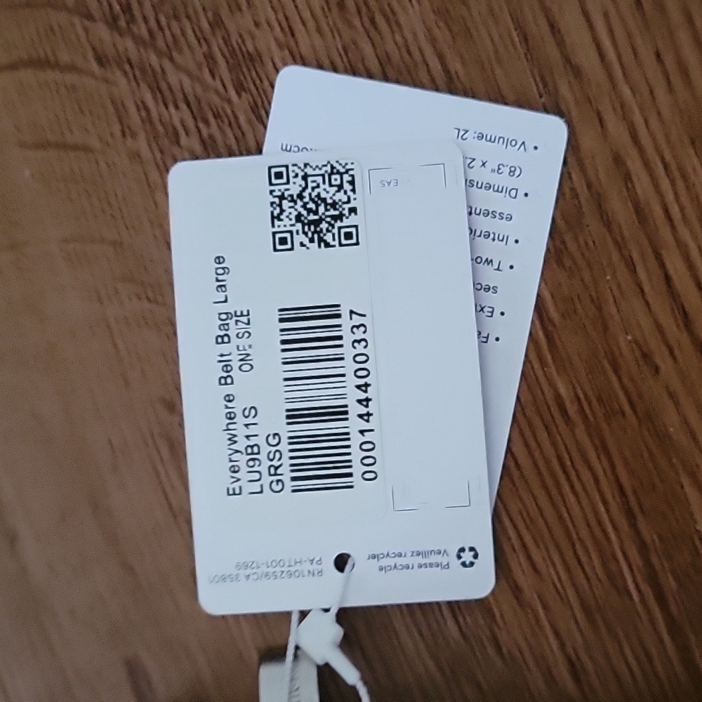 Final 1: NWT Lululemon Belt Bag Large - Picture 4 of 5